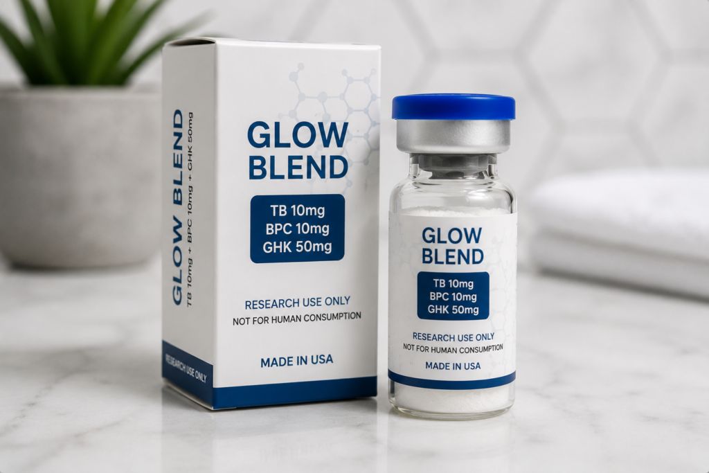 Glow Blend (TB 10mg + BPC 10mg + GHK 50mg)