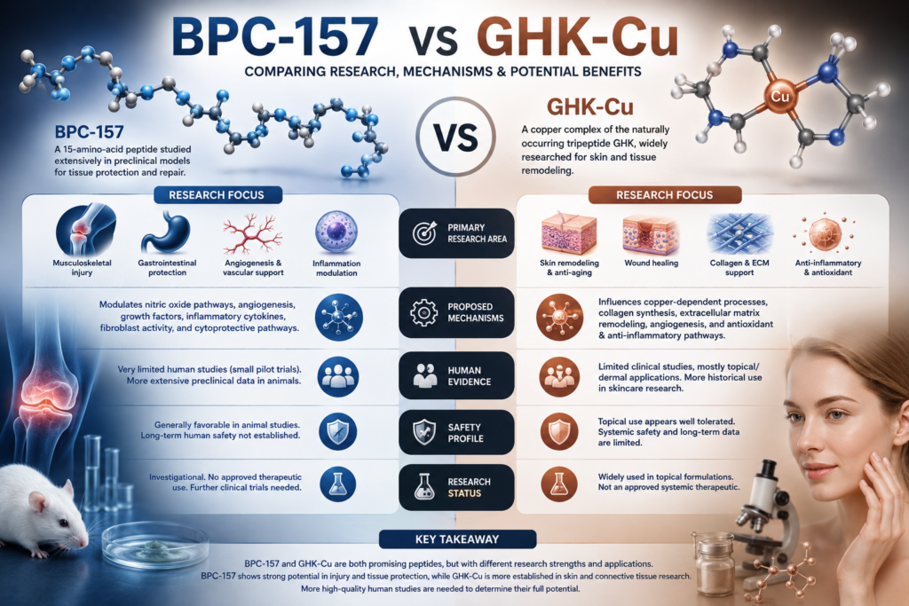 BPC-157 vs GHK-Cu
