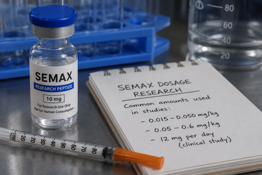 how many mg of semax a day