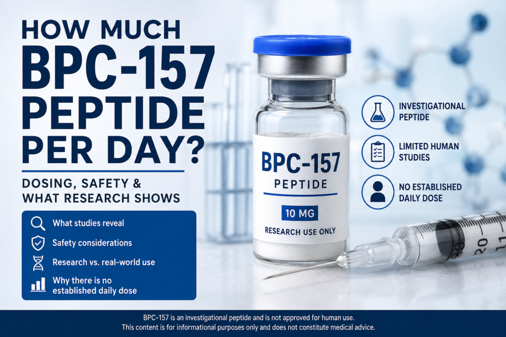 how much bpc 157 peptide per day