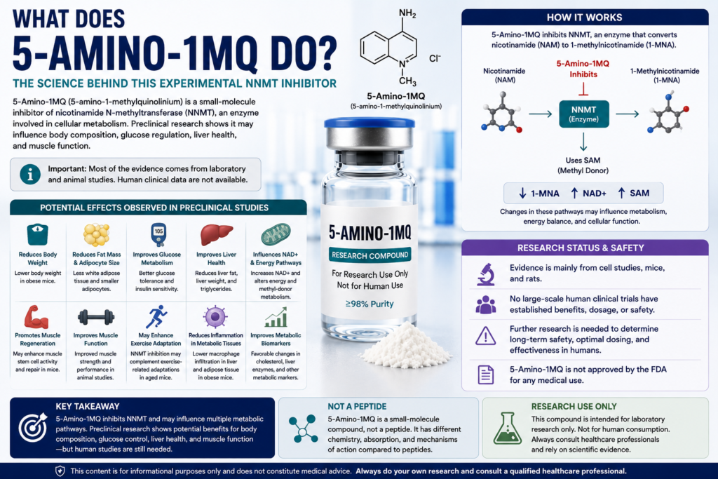 what does 5 amino 1mq do