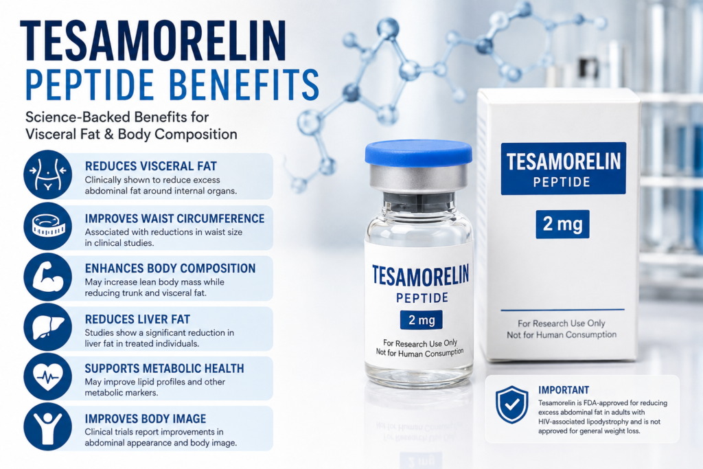 tesamorelin peptide benefits