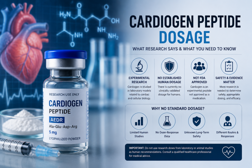 cardiogen peptide dosage