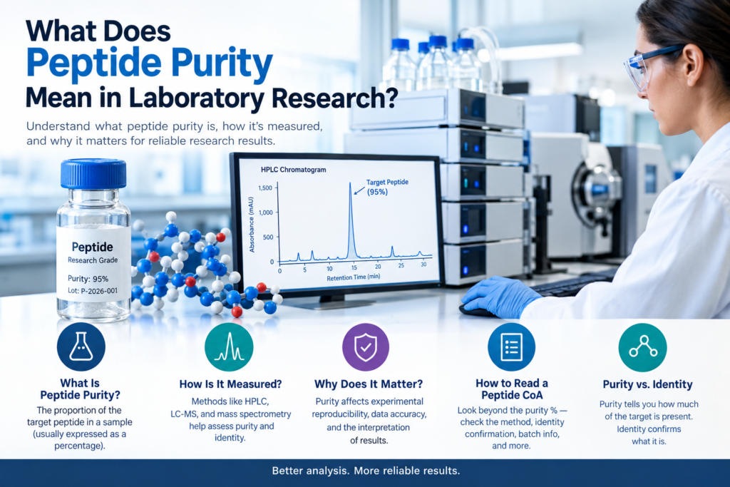 what does peptide purity mean